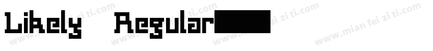 Likely Regular字体转换
